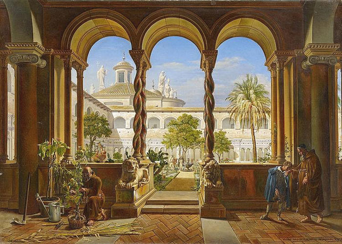 Ditlev Martens,Basilique Saint-Jean du Latran (1830)
